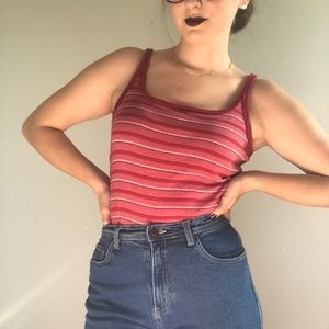 Early 00s red tank top
